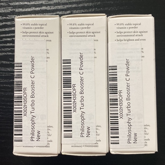 Custom Bundle of 3 Philosophy Turbo Booster C Powder - Picture 2 of 3